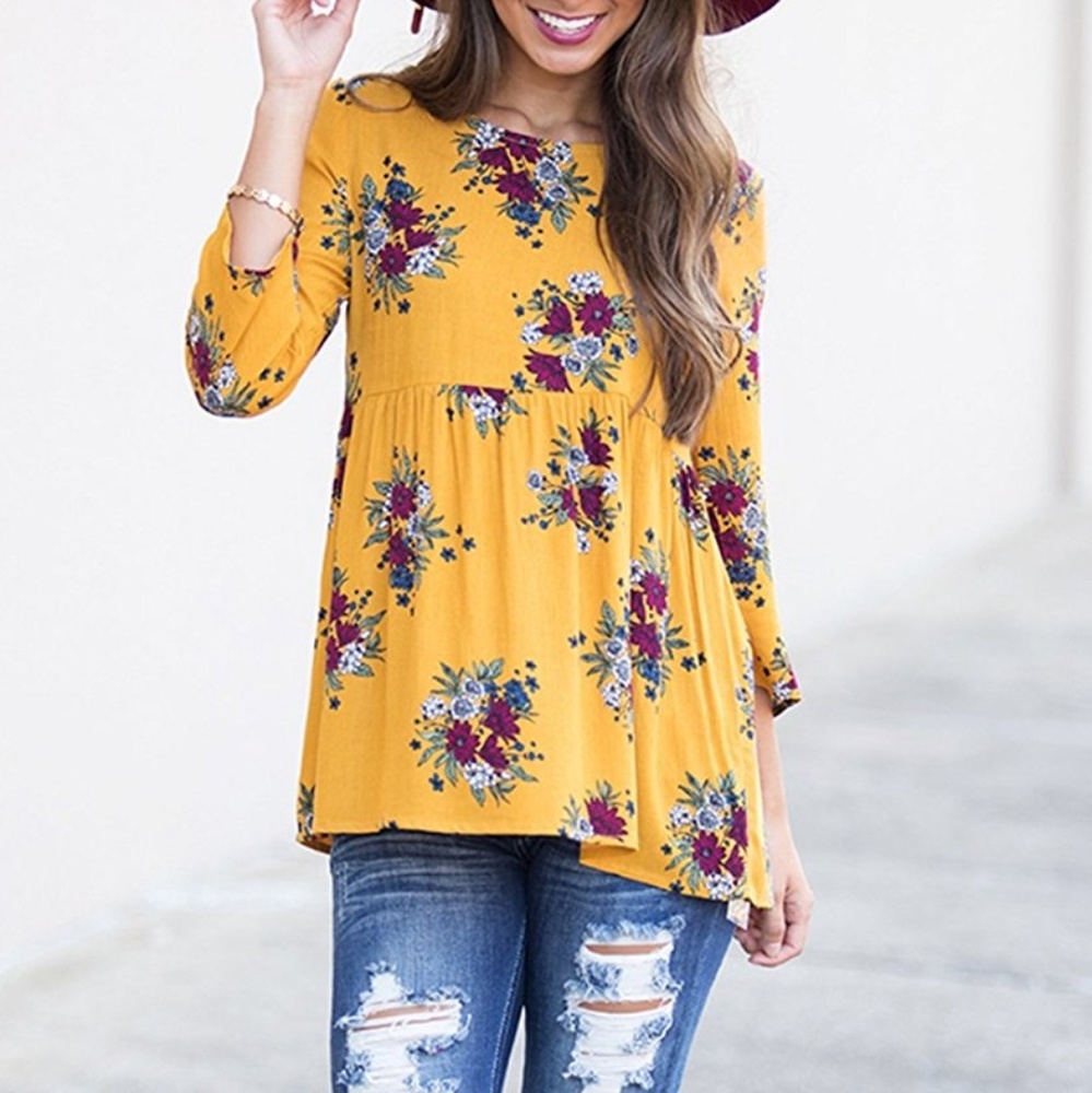  Floral Print Tunic - Picture 3 of 7